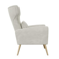 Modern Velvet Lounge Chair - Elegant & Comfortable Accent Chair for Home 